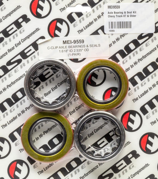 Moser Engineering Axle Bearing & Seal Kit Chevy Truck 87 & Older 9559