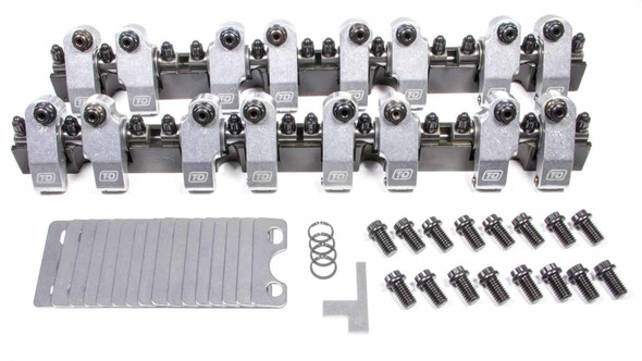 T&D MACHINE SBC Shaft Rocker Arm Kit - 1.6/1.6 Ratio 2144-160/160
