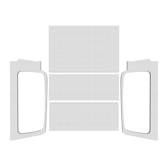 Design Engineering 2004-06 Jeep Wrangler Lj Headliner Kit White 50602