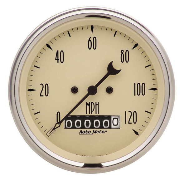 Autometer Gauge Speedo. 3 3/8In 12 0Mph Elec. Prog. W/ Whee 1879