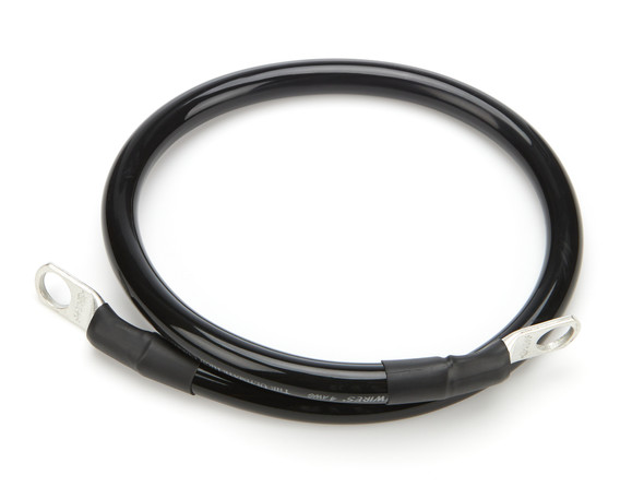 Quickcar Racing Products Ground Cable 4 Gauge 18In 57-1809