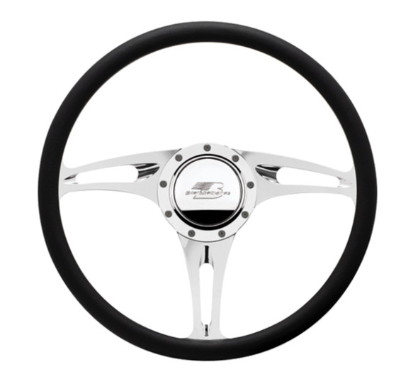 Billet Specialties Steering Wheel Half Wrap 15.5In Stealth 34322