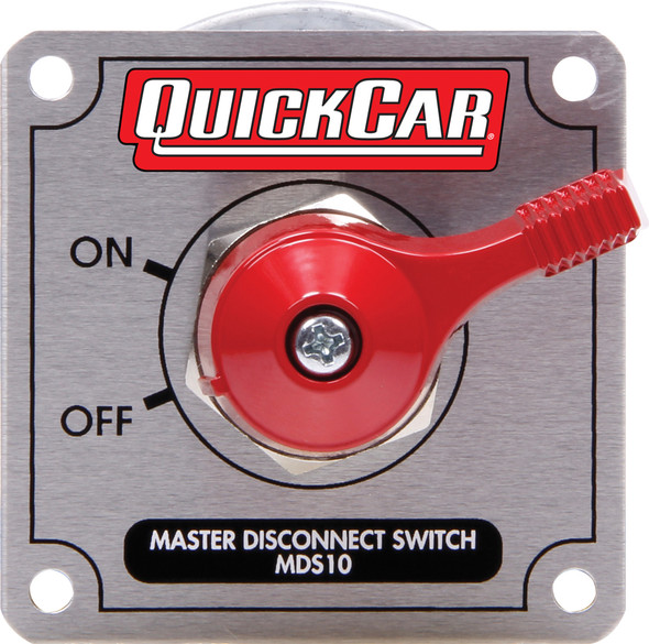 Quickcar Racing Products Master Disconnect High Amp 4 Post Silver Plate 55-023