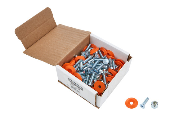 Allstar Performance Countersunk Bolt Kit Orange 50Pk All18684-50