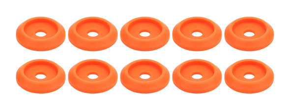 Allstar Performance Body Bolt Washer Plastic Fluorescent Orange 10Pk All18854