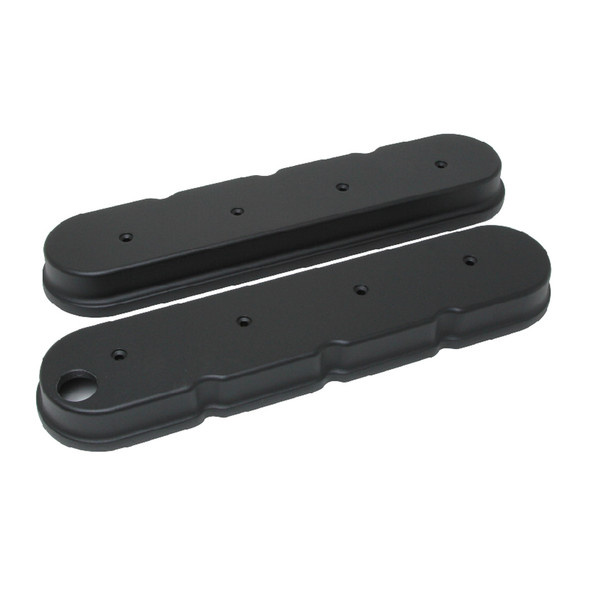 RACING POWER CO-PACKAGED GM LS Engine Valve Cover Aluminum Black R6369BK