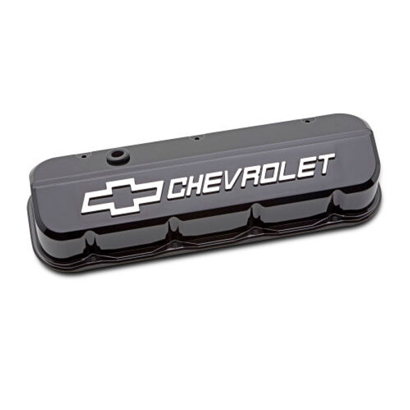 PROFORM BBC Valve Covers Slant Edge Liquid Black 141-868