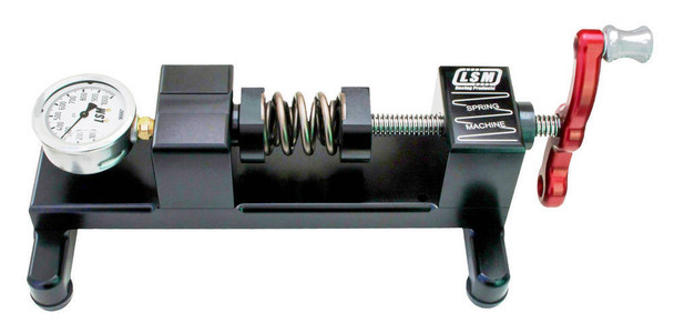 LSM RACING PRODUCTS Bench Top Valve Spring Tester w/0-600# Gauge SM-600