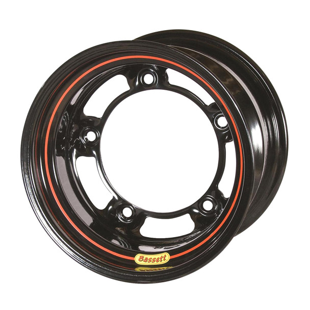 Bassett Wheel 15X12 W/5 3In Bs Black Spun 52Sr3