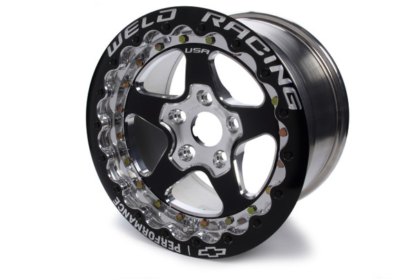 WELD RACING 16x10 Aluma Star Single Beadloc 5x120mm BC 7 BS 88B-610SB-GM