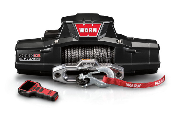 Warn Zeon 10-S 10000Lb Winch W/Synthetic Rope Hawse 92815