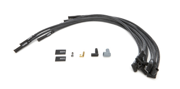 SBC Spark Plug Wire Set 180-Degree - Black