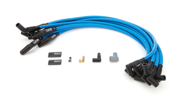 SBF Spark Plug Wire Set 45-Degree - Blue