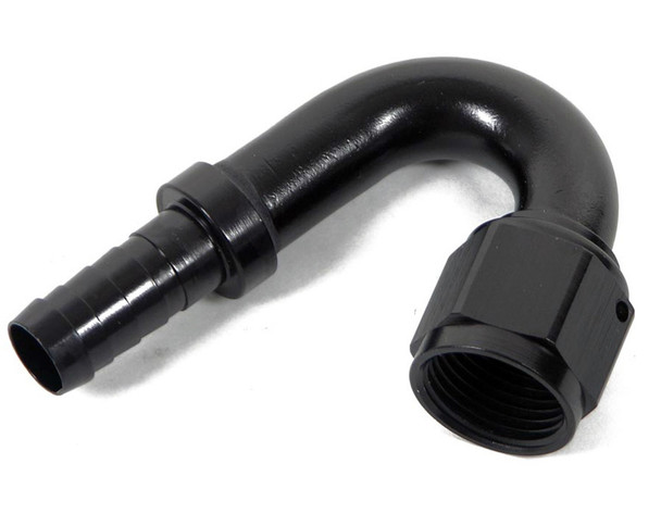 16an 150-Deg Crimp-On Hose Fitting - Black