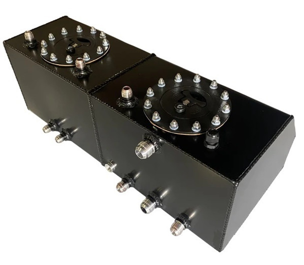 RCI Fuel Tank 4 Gal Alum & Fuel Cooler Black 2040MD