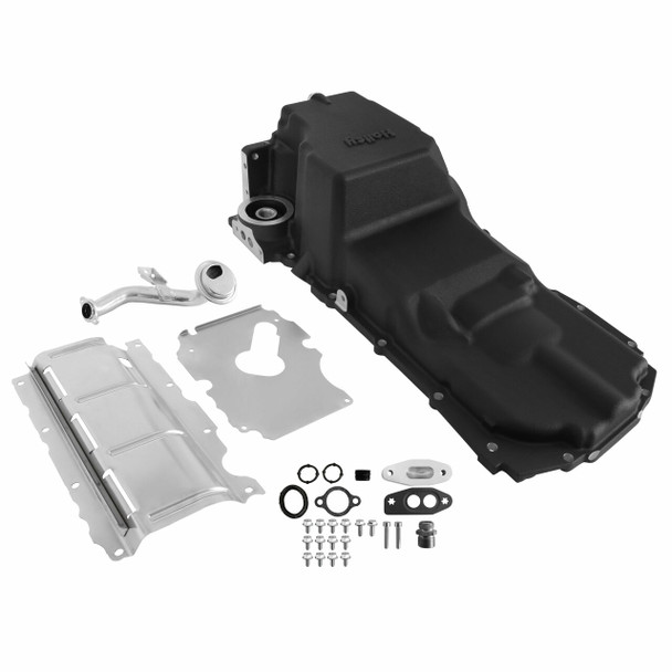 Oil Pan 4WD/Truck GM LT Swap - Black