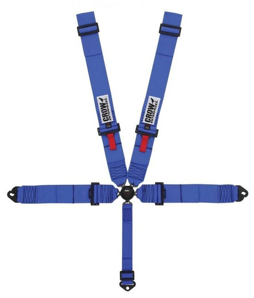 CROW SAFETY GEAR 5-Way 3in Kam Lock 52in Lap Belt Pull-down Clip- 11143B