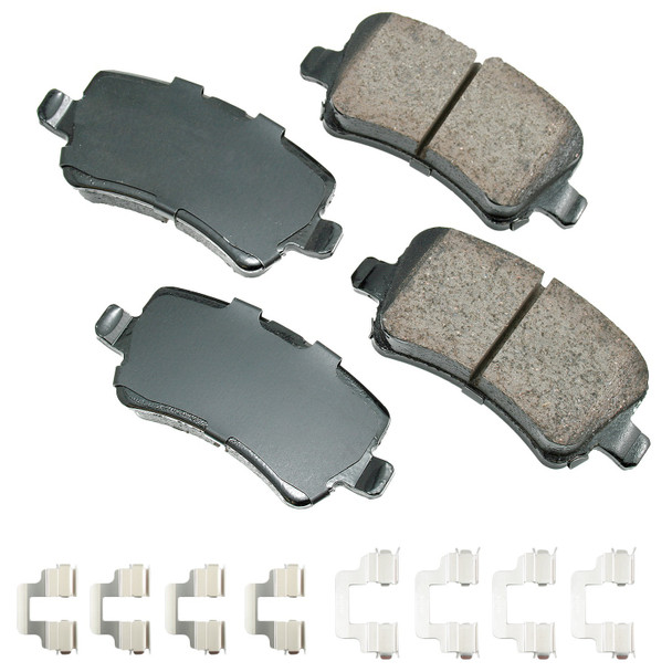 Akebono Brake Corporation Brake Pads Rear Land Rover Lr2 13-15 Range Rv Eur1307A