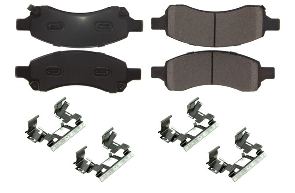 Centric Brake Parts Posi-Quiet Ceramic Brake Pads With Shims And Har 105.11691