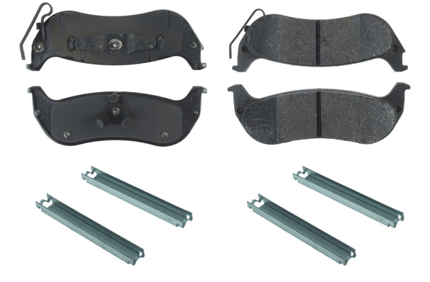 Centric Brake Parts Posi-Quiet Extended Wear Brake Pads With Shims A 106.0998