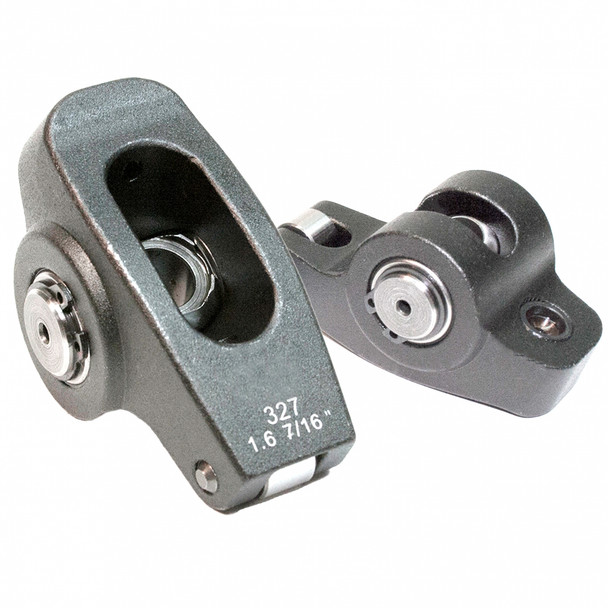 PRW INDUSTRIES INC. SBC Roller Rocker Arms - 1.6 Ratio 7/16 Stud 6532712