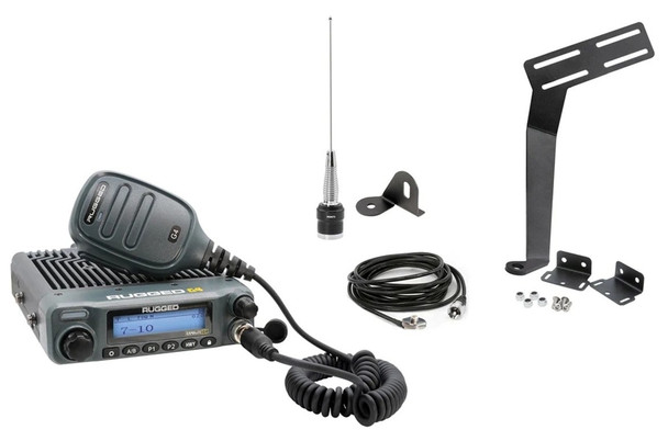 RUGGED RADIOS GMRS Mobile Radio Kit Jeep Wrangler 2007-10 JKU-G4