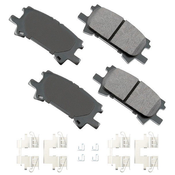 Akebono Brake Corporation Brake Pads Front Lexus Rx330 04-06 Rx350 07-09 Act996A