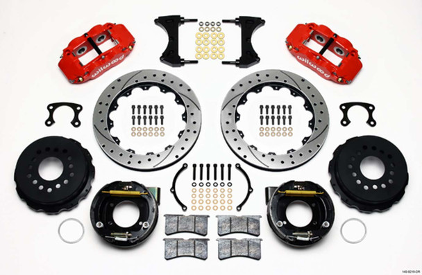 WILWOOD Rear Disc Brake Kit Red Ford New Style 12.88 140-9219-DR