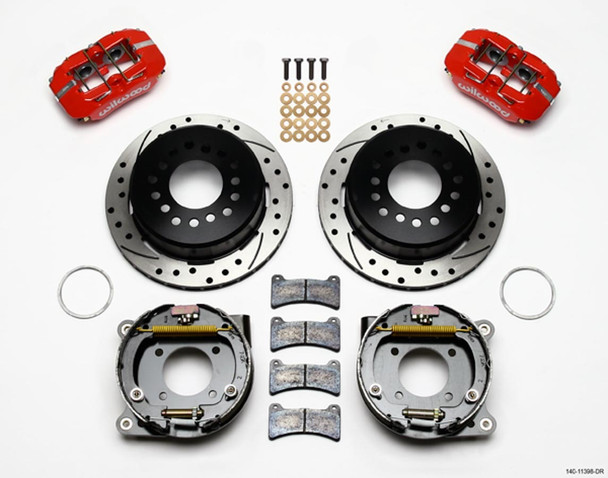 Wilwood Rear Disc Brake Kit 12- Bolt Chevy W/Parking Brk 140-11398-Dr