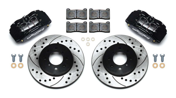 WILWOOD Brake Kit Front Honda/Acura Blk Drilled 140-12996-D WILWOOD Brake Kit Front Honda/Acura Blk Drilled 140-12996-D