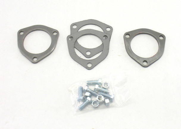 Patriot Exhaust Collector Flanges - 1Pr 3-Bolt 2-1/2In Dia. H7259