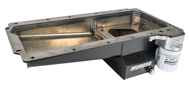 MOROSO GM LS Oil Pan w/Billet Oil Filter Adapter 7qts. 20143