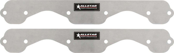 Allstar Performance Exhaust Block Off Plates Sbc Std 1Pc Aluminum All34212