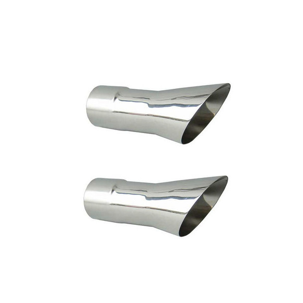 Pypes Performance Exhaust 68-72 2.5In Olds 442 Trumpet Exhaust Tips Evt34