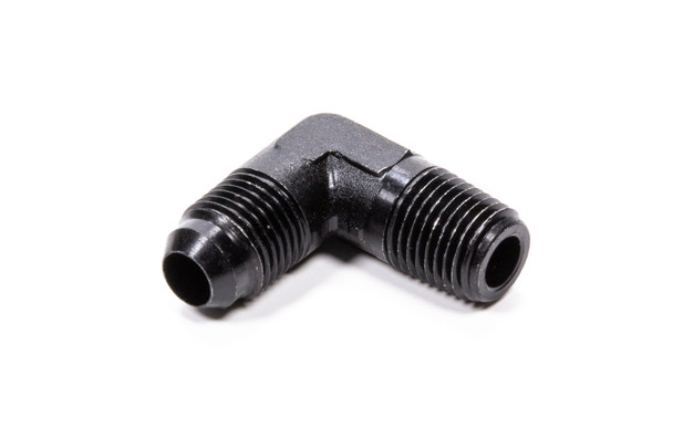 Fragola 90 Deg Adapter Fitting #4 X 1/8 Mpt Black 482204-Bl