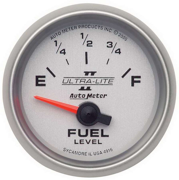 Autometer 2-1/16In U/L Ii Fuel Level Gauge 240-33Ohms 4916