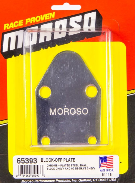 Moroso Sb Chevy F.P. Block-Off  65393