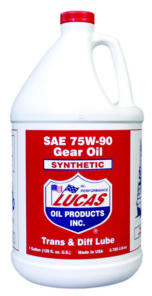 Lucas Oil 75W90 Synthetic Gear Oil 1 Gal Luc10048