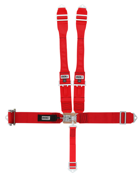 CROW SAFETY GEAR Seat Belts Ratchet On Right For Hans 3in 40072