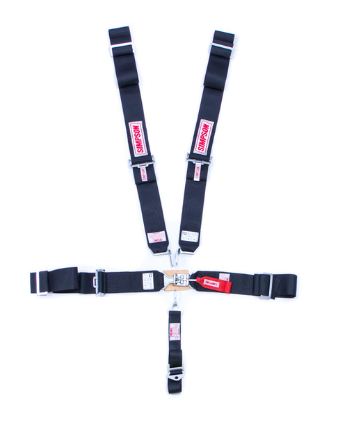 SIMPSON SAFETY Sprint Belts W/A Pull Down Black No RH Adjuste 29066BK