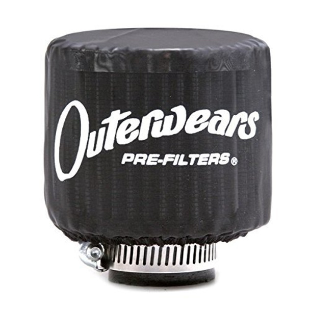 Outerwears Pre-Filter W/Top Black 4.5In Dia X 4In Tall 10-1001-01