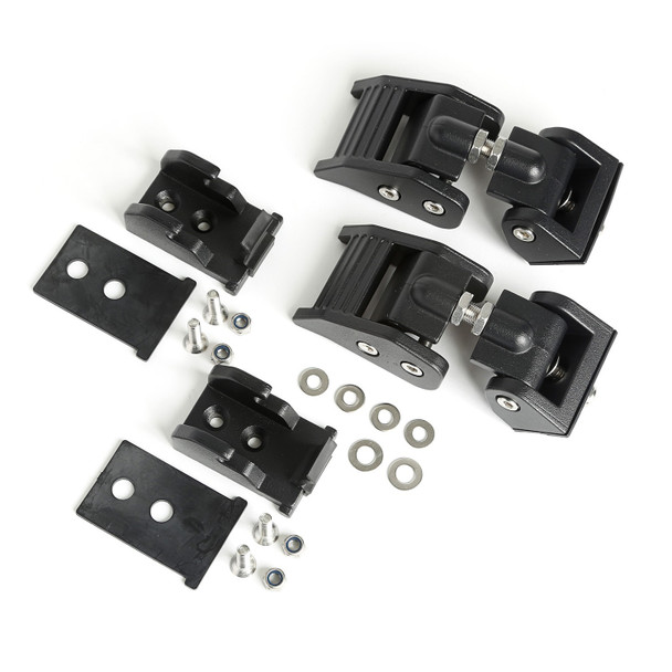 Rugged Ridge Hood Latches Textured Bl Ack 18- Jeep Wrangler Jl 11210.27