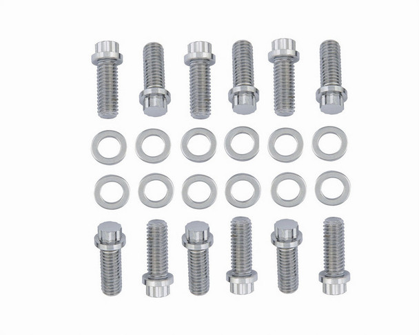 Mr. Gasket Chrome Intake Bolts  5003