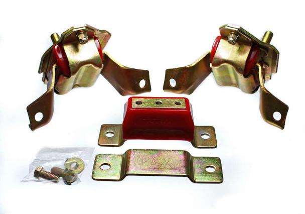 Energy Suspension 5.0L Mustang Motor Mounts & Trans- Red 4.1124R