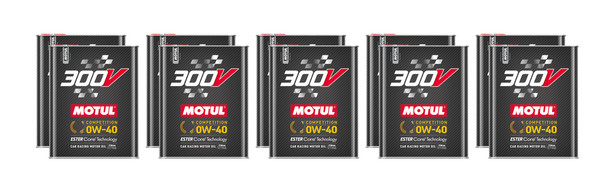 Motul Usa 300V Competition Oil 0W40 Case 10 X 2 Liter 110857