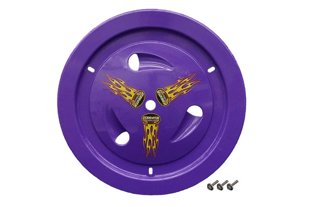 Dominator Racing Products Wheel Cover Bolt-On Purple Real Style 1007-B-Pu