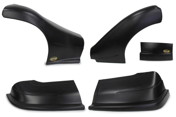 DOMINATOR RACE PRODUCTS Dominator Late Model Nose Kit Black 2300-BK