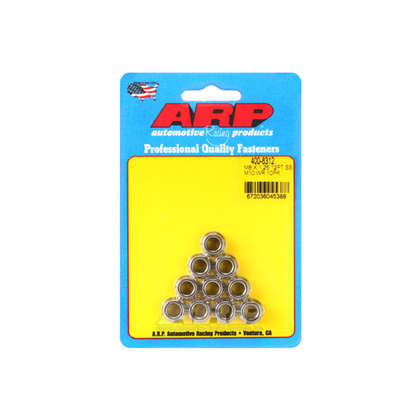 Arp 12Pt Ss Nut 8Mm X 1.25 10Pk 400-8312
