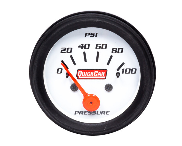 Quickcar Racing Products Gauge Oil Pressure 2In Open Wheel 611-6204