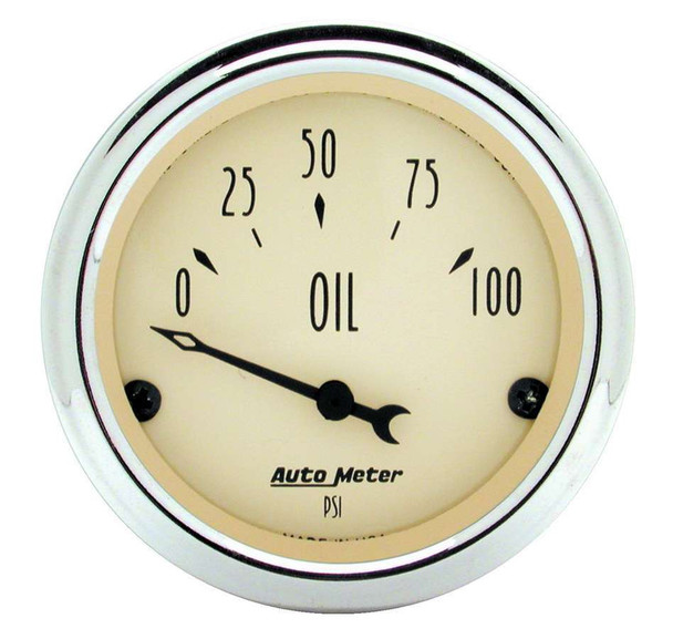 Autometer 2-1/16In A/B Oil Pressure Gauge 1827